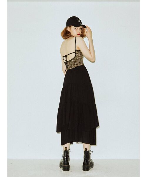 jouetie（ジュエティ）の「ティアードコットンスカート（スカート・レディース・オフホワイト/ブラック/レッド/その他1・MEDIUM）」の16枚目の写真