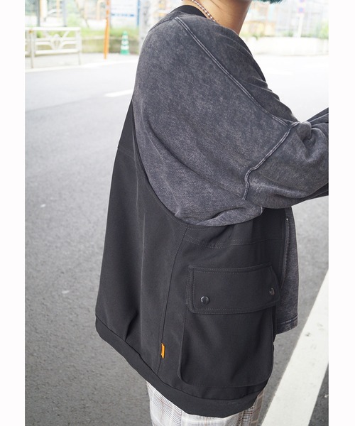 179/WG（イチナナキュウダブルジー）の「フィッシングベスト（ベスト・レディース・ブラック/オフホワイト/カーキ・MEDIUM）」の16枚目の写真