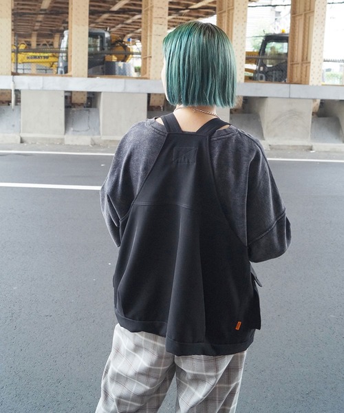 179/WG（イチナナキュウダブルジー）の「フィッシングベスト（ベスト・レディース・ブラック/オフホワイト/カーキ・MEDIUM）」の8枚目の写真