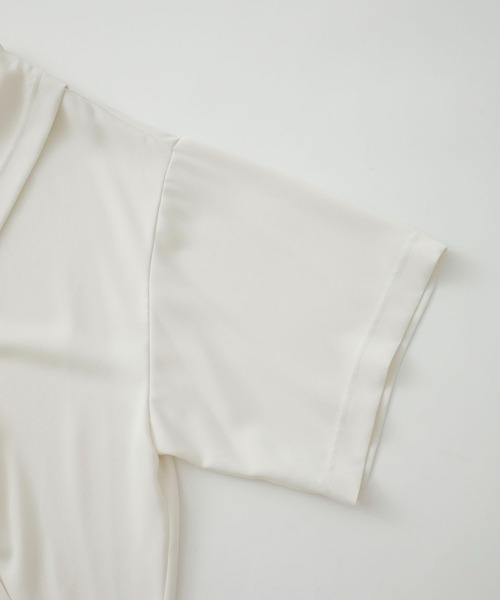 LiNoH（リノー）の「BELTED LAYERED S/S TEE（Tシャツ/カットソー・メンズ・ホワイト/ブラック/ブルー/オフホワイト・FREE）」の17枚目の写真