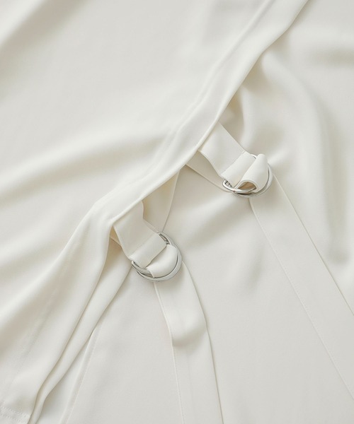 LiNoH（リノー）の「BELTED LAYERED S/S TEE（Tシャツ/カットソー・メンズ・ホワイト/ブラック/ブルー/オフホワイト・FREE）」の16枚目の写真