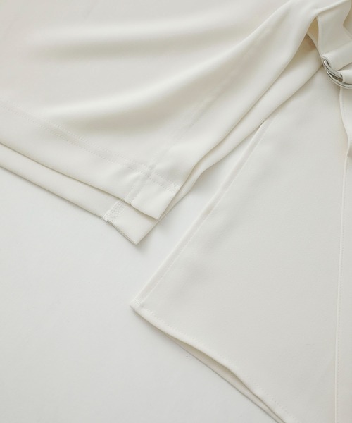 LiNoH（リノー）の「BELTED LAYERED S/S TEE（Tシャツ/カットソー・メンズ・ホワイト/ブラック/ブルー/オフホワイト・FREE）」の15枚目の写真