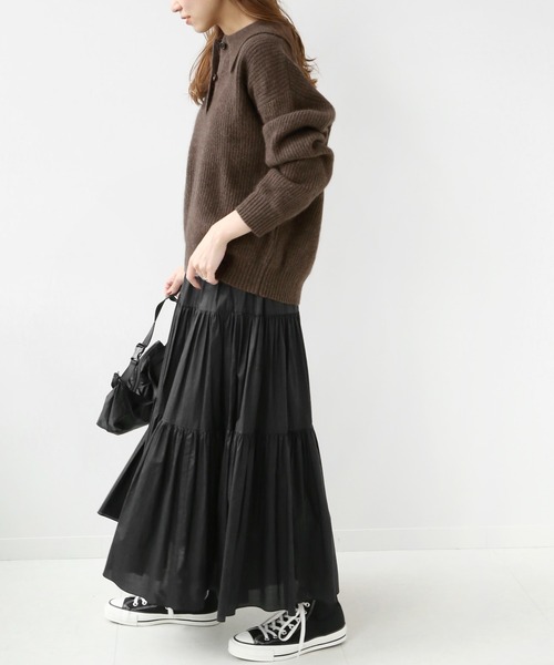 JOURNAL STANDARD relume(ジャーナルスタンダード レリューム)の「フォックスウールポロネックプルオーバー◆(ニット/セーター・レディース・ベージュ/ブラウン・FREE)」の5枚目の写真