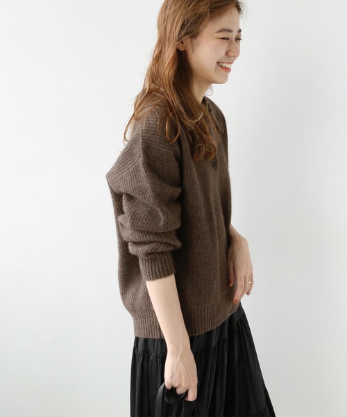 JOURNAL STANDARD relume(ジャーナルスタンダード レリューム)の「フォックスウールポロネックプルオーバー◆(ニット/セーター・レディース・ベージュ/ブラウン・FREE)」の10枚目の写真
