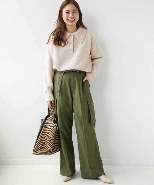 JOURNAL STANDARD relume(ジャーナルスタンダード レリューム)の「フォックスウールポロネックプルオーバー◆(ニット/セーター・レディース・ベージュ/ブラウン・FREE)」の11枚目の写真