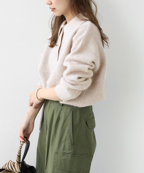 JOURNAL STANDARD relume(ジャーナルスタンダード レリューム)の「フォックスウールポロネックプルオーバー◆(ニット/セーター・レディース・ベージュ/ブラウン・FREE)」の15枚目の写真