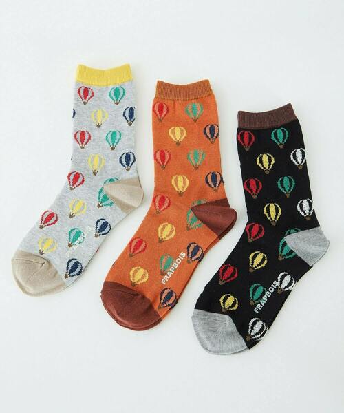 FRAPBOIS（フラボア）の「バルーンソックス（ソックス/靴下・レディース・オレンジ/ブラック/グレー・FREE）」の7枚目の写真