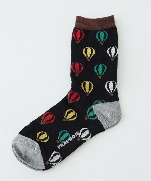 FRAPBOIS（フラボア）の「バルーンソックス（ソックス/靴下・レディース・オレンジ/ブラック/グレー・FREE）」の2枚目の写真