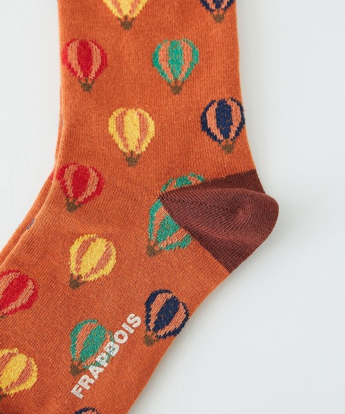 FRAPBOIS（フラボア）の「バルーンソックス（ソックス/靴下・レディース・オレンジ/ブラック/グレー・FREE）」の4枚目の写真