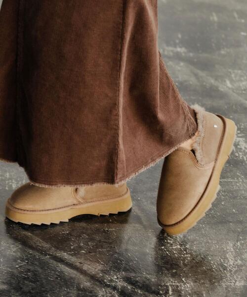 EMU Australia（エミューオーストラリア）の「【別注】＜EMU Australia＞ MTN スリッポン -撥水-（スリッポン・レディース・ブラック/モカ・6(23)/7(24)/8(25)/5(22)）」の8枚目の写真