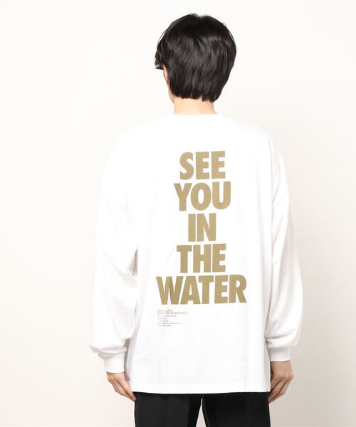 MAGIC NUMBER（マジック ナンバー）の「【MAGIC NUMBER】SEE YOU IN THE WATER L/S TEE（Tシャツ/カットソー・メンズ・ホワイト×グリーン/ホワイト×ブラック/ミント・LARGE/X-LARGE/MEDIUM）」の7枚目の写真