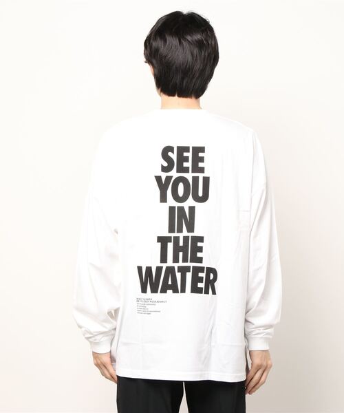 MAGIC NUMBER（マジック ナンバー）の「【MAGIC NUMBER】SEE YOU IN THE WATER L/S TEE（Tシャツ/カットソー・メンズ・ホワイト×グリーン/ホワイト×ブラック/ミント・LARGE/X-LARGE/MEDIUM）」の5枚目の写真