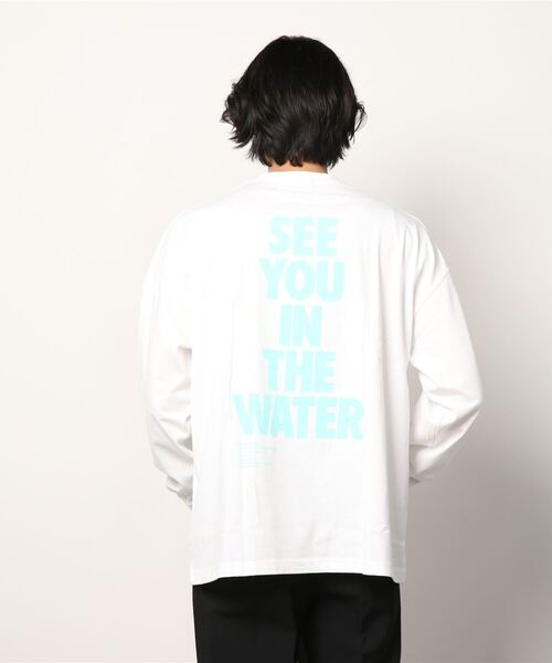 MAGIC NUMBER（マジック ナンバー）の「【MAGIC NUMBER】SEE YOU IN THE WATER L/S TEE（Tシャツ/カットソー・メンズ・ホワイト×グリーン/ホワイト×ブラック/ミント・LARGE/X-LARGE/MEDIUM）」の17枚目の写真