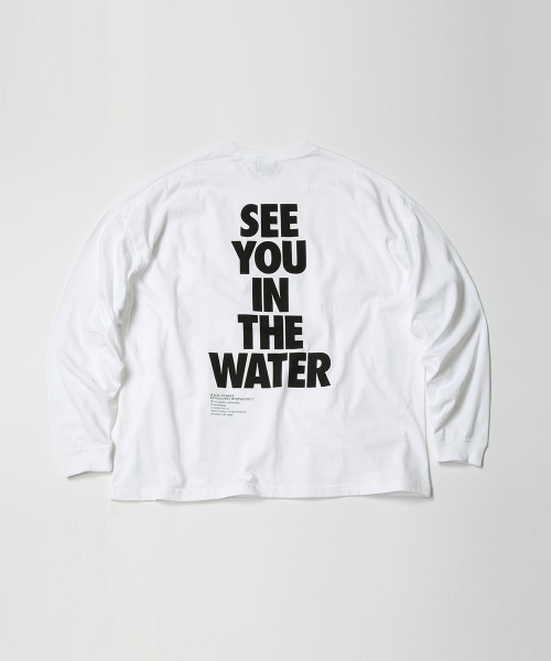 MAGIC NUMBER（マジック ナンバー）の「【MAGIC NUMBER】SEE YOU IN THE WATER L/S TEE（Tシャツ/カットソー・メンズ・ホワイト×グリーン/ホワイト×ブラック/ミント・LARGE/X-LARGE/MEDIUM）」の3枚目の写真