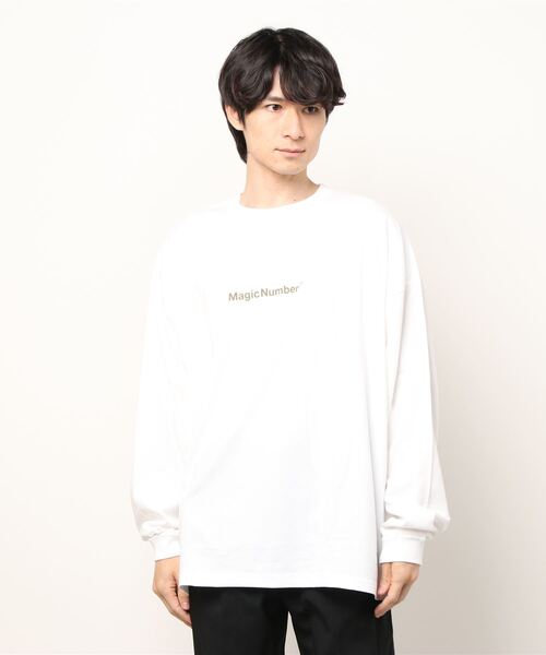 MAGIC NUMBER（マジック ナンバー）の「【MAGIC NUMBER】SEE YOU IN THE WATER L/S TEE（Tシャツ/カットソー・メンズ・ホワイト×グリーン/ホワイト×ブラック/ミント・LARGE/X-LARGE/MEDIUM）」の13枚目の写真