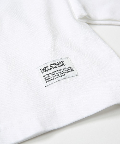 MAGIC NUMBER（マジック ナンバー）の「【MAGIC NUMBER】SEE YOU IN THE WATER L/S TEE（Tシャツ/カットソー・メンズ・ホワイト×グリーン/ホワイト×ブラック/ミント・LARGE/X-LARGE/MEDIUM）」の4枚目の写真