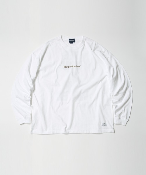 MAGIC NUMBER（マジック ナンバー）の「【MAGIC NUMBER】SEE YOU IN THE WATER L/S TEE（Tシャツ/カットソー・メンズ・ホワイト×グリーン/ホワイト×ブラック/ミント・LARGE/X-LARGE/MEDIUM）」の15枚目の写真