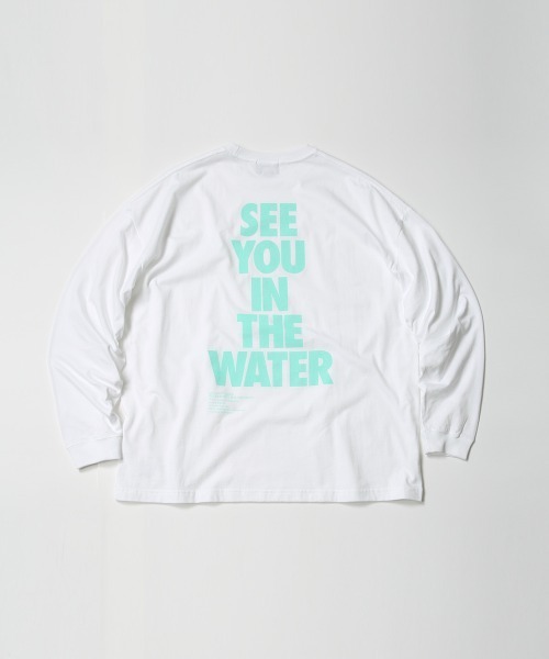 MAGIC NUMBER（マジック ナンバー）の「【MAGIC NUMBER】SEE YOU IN THE WATER L/S TEE（Tシャツ/カットソー・メンズ・ホワイト×グリーン/ホワイト×ブラック/ミント・LARGE/X-LARGE/MEDIUM）」の19枚目の写真
