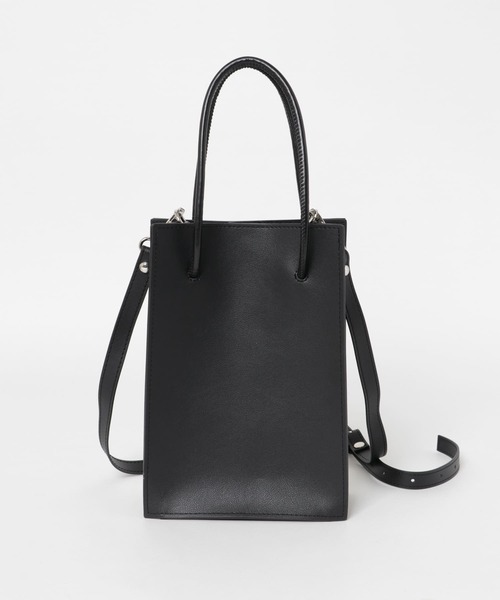 KBF（ケイビーエフ）の「スクエアミニBAG（ショルダーバッグ・レディース・ブラック/ベージュ・ONE）」の9枚目の写真