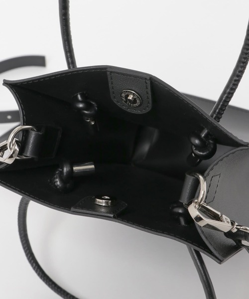 KBF（ケイビーエフ）の「スクエアミニBAG（ショルダーバッグ・レディース・ブラック/ベージュ・ONE）」の13枚目の写真