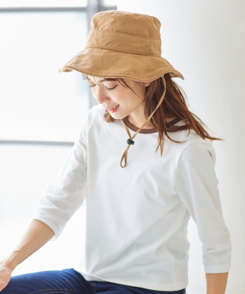 KOBE LETTUCE（コウベレタス）の「選べる袖丈配色リンガーTシャツ（Tシャツ/カットソー・レディース・ホワイト/ブラック/ベージュ/グリーン/ブラック系その他/ホワイト系その他2/ベージュ系その他2/グリーン系その他2・1/2）」の3枚目の写真