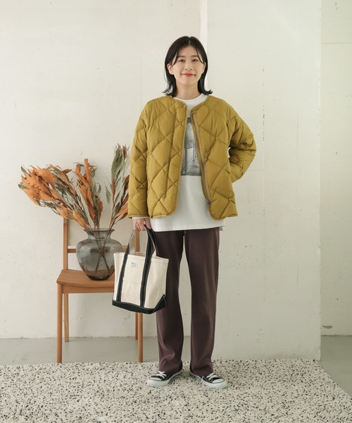 URBAN RESEARCH DOORS(アーバンリサーチドアーズ)の「ハイツイストコットンニットフレアパンツ(その他パンツ・レディース・ブラック/ブラウン・ONE)」の13枚目の写真