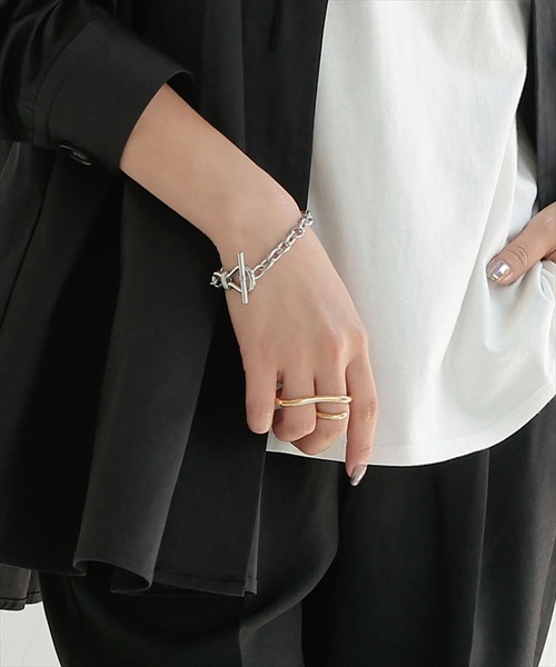 DONOBAN（ドノバン）の「Tバーチェーンブレスレット（ブレスレット・レディース・シルバー・F）」の6枚目の写真