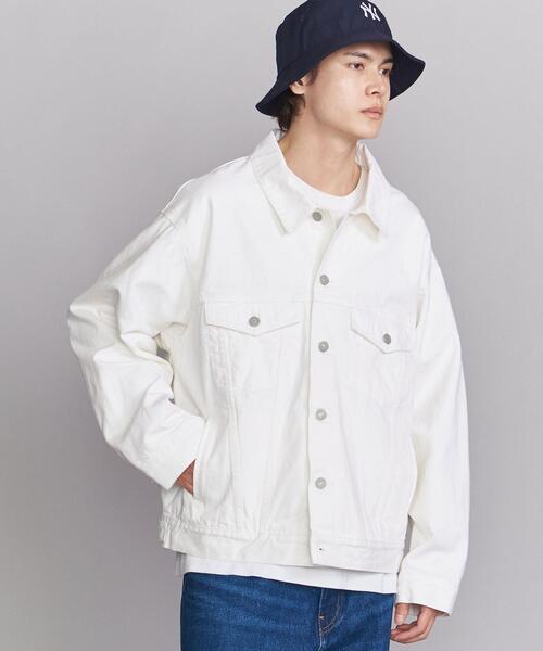 ⭐️ビューティーアンドユース【F】デニムジャケット ノーカラー カットオフ 未使用 UNUSED / 13.5oz denim cut off jacket – MaW SAPPORO