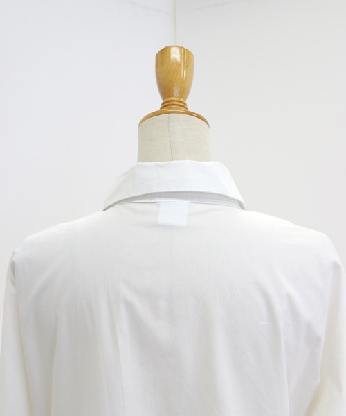 BLUEEAST（ブルーイースト）の「ティアード シャツワンピース（シャツワンピース・レディース・ホワイト/ブラック・MEDIUM）」の20枚目の写真