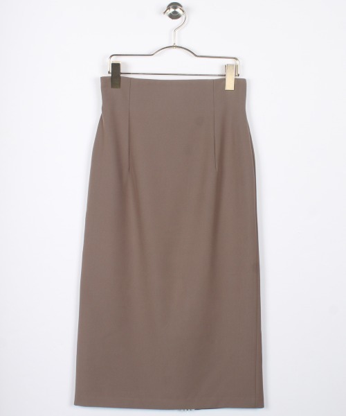 12Twelve Agenda（トゥエルブ　アジェンダ）の「バックプリーツハイウエストナロースカート（スカート・レディース・ブラック/ブラウン・S/M）」の15枚目の写真