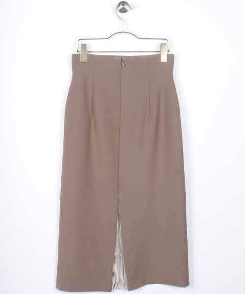 12Twelve Agenda（トゥエルブ　アジェンダ）の「バックプリーツハイウエストナロースカート（スカート・レディース・ブラック/ブラウン・S/M）」の10枚目の写真