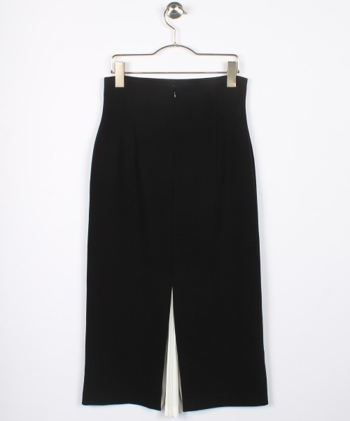 12Twelve Agenda（トゥエルブ　アジェンダ）の「バックプリーツハイウエストナロースカート（スカート・レディース・ブラック/ブラウン・S/M）」の6枚目の写真