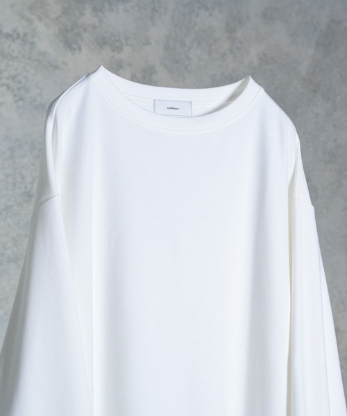 ADRER(アドラー)の「layered long-T for ADRER/レイヤードロングT(Tシャツ/カットソー・メンズ・ホワイト/ブラック・SMALL/MEDIUM/LARGE/X-SMALL)」の17枚目の写真