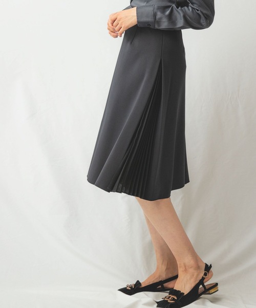 NARACAMICIE（ナラカミーチェ）の「サイドプリーツスカート（スカート・レディース・ボルドー/ブルー/ブラック・MEDIUM）」の12枚目の写真