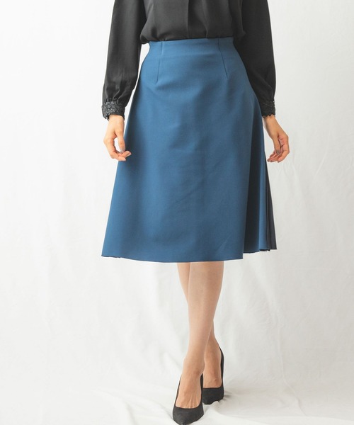 NARACAMICIE（ナラカミーチェ）の「サイドプリーツスカート（スカート・レディース・ボルドー/ブルー/ブラック・MEDIUM）」の13枚目の写真