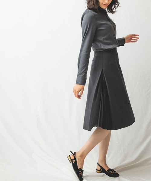 NARACAMICIE（ナラカミーチェ）の「サイドプリーツスカート（スカート・レディース・ボルドー/ブルー/ブラック・MEDIUM）」の20枚目の写真