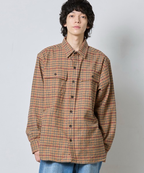 L.L.Bean（エルエルビーン）の「シャミー・クロス・シャツ、プラッド ジャパン・フィット（シャツ/ブラウス・メンズ・オレンジ系その他/マルチ/ブルー系その他2/ブルー系その他3/ブラウン系その他/ブルー系その他4/ブルー系その他5/ブルー系その他6/ベージュ系その他・XX-LARGE/SMALL/MEDIUM/LARGE/X-LARGE）」の19枚目の写真