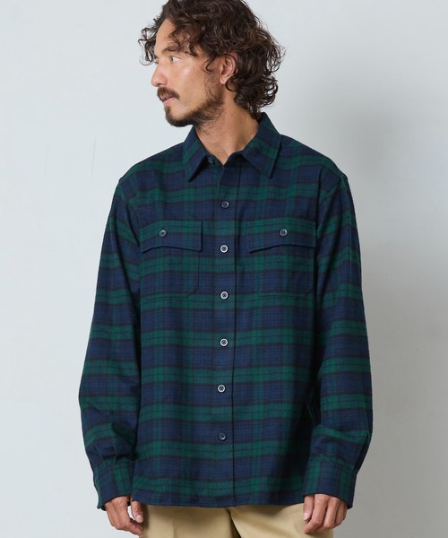 L.L.Bean（エルエルビーン）の「シャミー・クロス・シャツ、プラッド ジャパン・フィット（シャツ/ブラウス・メンズ・オレンジ系その他/マルチ/ブルー系その他2/ブルー系その他3/ブラウン系その他/ブルー系その他4/ブルー系その他5/ブルー系その他6/ベージュ系その他・XX-LARGE/SMALL/MEDIUM/LARGE/X-LARGE）」の20枚目の写真