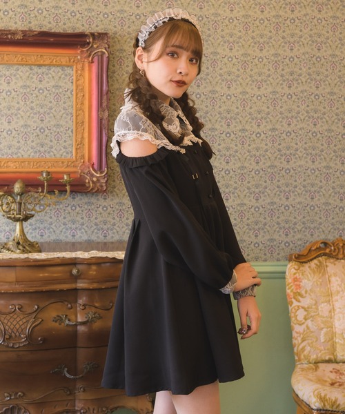 ROJITA ワンピース ROJITA ワンピース デコルテ開きツーピー風ワンピース