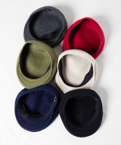 RACAL(ラカル)の「【Racal】Wool hunting RL-21-1185(ハンチング/ベレー帽・メンズ・ブラック/ベージュ/チャコールグレー・MEDIUM/LARGE)」の9枚目の写真