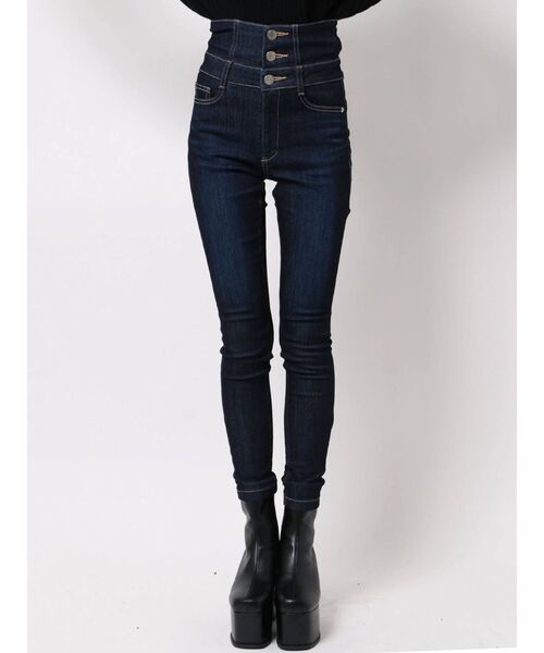 EMODA（エモダ）の「【ELDER】SYMハイウエストデニム（デニムパンツ・レディース・ブラック/インディゴブルー/ブルー・SMALL/MEDIUM/X-SMALL）」の21枚目の写真
