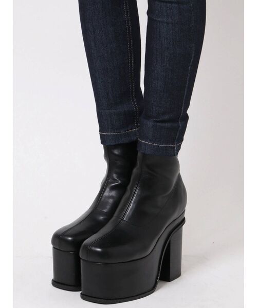 EMODA（エモダ）の「【ELDER】SYMハイウエストデニム（デニムパンツ・レディース・ブラック/インディゴブルー/ブルー・SMALL/MEDIUM/X-SMALL）」の9枚目の写真