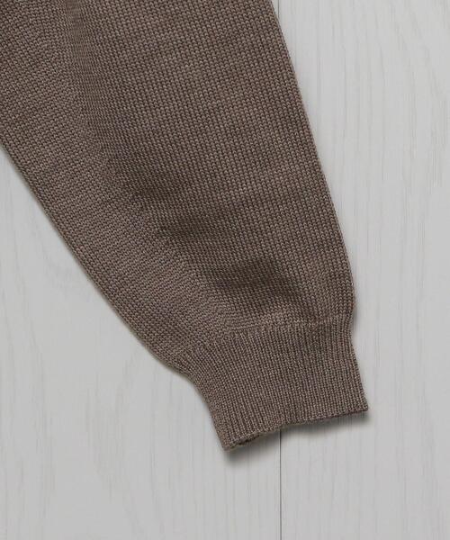 H　BEAUTY&YOUTH UNITED ARROWS（エイチビューティーアンドユースユナイテッドアローズ）の「＜H＞SOLID WOOL 9GAUGE  TURTLE NECK KNIT/ニット（ニット/セーター・メンズ・ダークグレー/ブラック/ブラウン・S/M/L）」の17枚目の写真