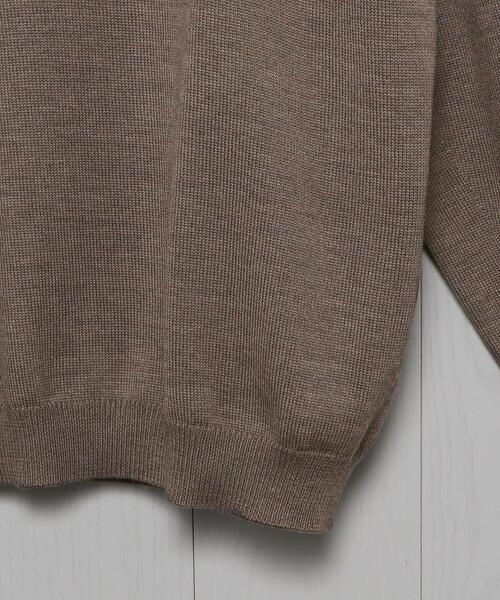 H　BEAUTY&YOUTH UNITED ARROWS（エイチビューティーアンドユースユナイテッドアローズ）の「＜H＞SOLID WOOL 9GAUGE  TURTLE NECK KNIT/ニット（ニット/セーター・メンズ・ダークグレー/ブラック/ブラウン・S/M/L）」の18枚目の写真