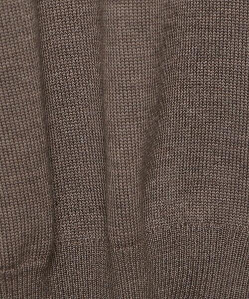 H　BEAUTY&YOUTH UNITED ARROWS（エイチビューティーアンドユースユナイテッドアローズ）の「＜H＞SOLID WOOL 9GAUGE  TURTLE NECK KNIT/ニット（ニット/セーター・メンズ・ダークグレー/ブラック/ブラウン・S/M/L）」の19枚目の写真
