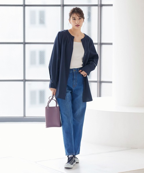 KOBE LETTUCE（コウベレタス）の「マルチWayボリュームスリーブブラウス（シャツ/ブラウス・レディース・ネイビー/ブラウン系その他/オフホワイト/ピンク系その他・FREE）」の8枚目の写真