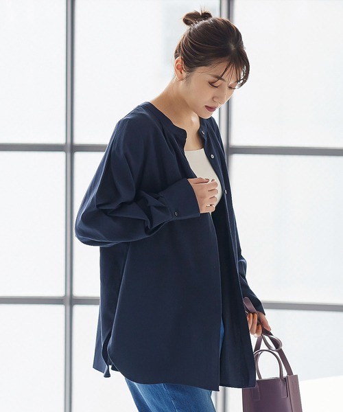 KOBE LETTUCE（コウベレタス）の「マルチWayボリュームスリーブブラウス（シャツ/ブラウス・レディース・ネイビー/ブラウン系その他/オフホワイト/ピンク系その他・FREE）」の11枚目の写真