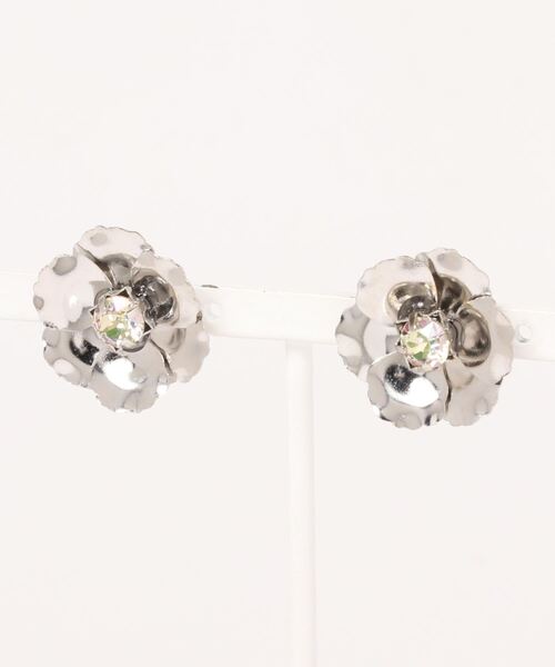 tone(トーン)の「【LoveAmooN】luminousgreen flower(MA)(ピアス(両耳用)・レディース・シルバー・FREE)」の6枚目の写真