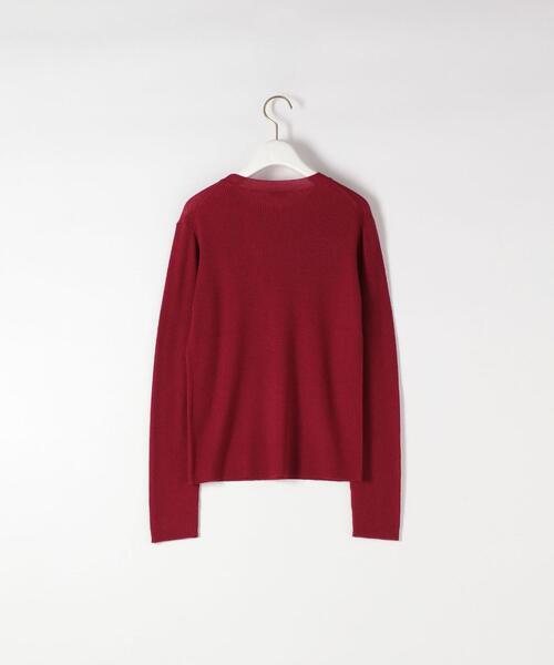 Steven Alan（スティーブンアラン）の「＜Steven Alan＞WOOL RIB KNIT/ニット（ニット/セーター・レディース・ブラック/レッド/オフホワイト・FREE）」の6枚目の写真