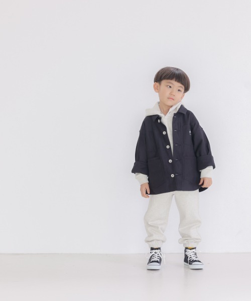 LOWRYS FARM（ローリーズファーム）の「ＳｔａｎＲａｙカバーオール　219789（ミリタリージャケット・キッズ・ブラック/マスタード・110cm/120cm/130cm）」の12枚目の写真